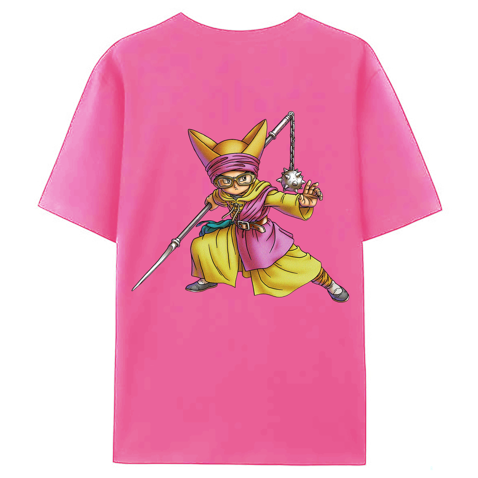 （画像用） ドラゴンクエスト Doragon Kuesuto Dragon Quest レディース半袖Tシャツ(バックプリント)